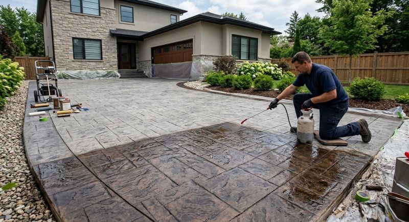 Concrete Staining Service in Dallas, TX