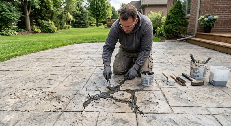Decorative Concrete Repair in Summerville, SC