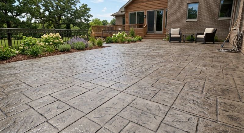Stamped Concrete Paving in Dallas, TX