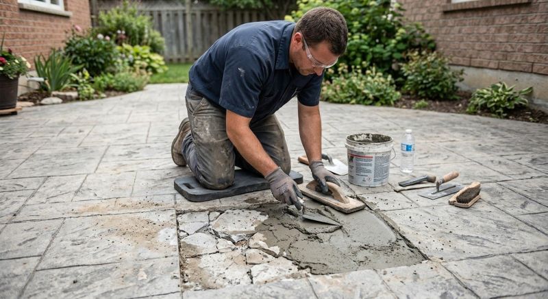 Decorative Concrete Repair in Nashua, NH