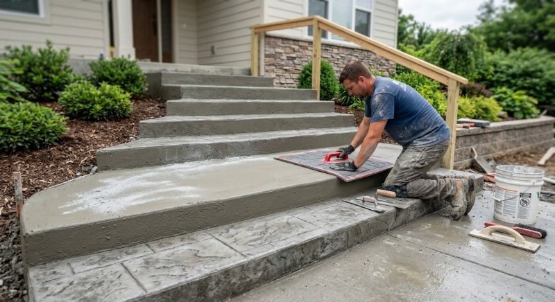 Stamped Concrete Installation in Corpus Christi, TX